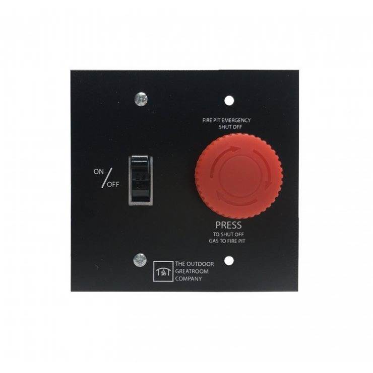 The Outdoor Greatroom On/Off Wall Switch with E-Stop for Direct Spark Ignition System