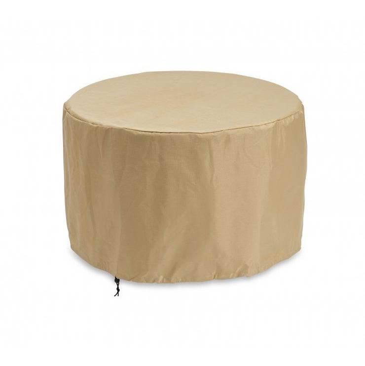 The Outdoor Greatroom Round Tan Protective Cover. (44'' W X 44'' D X 21.5'' H)