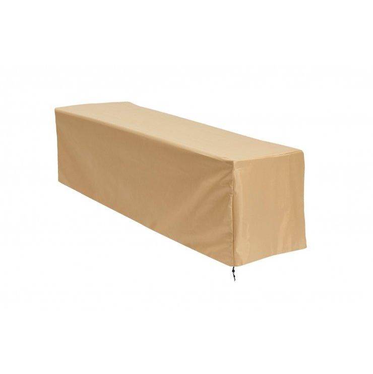 The Outdoor Greatroom Linear Tan Protective Cover. (70.13'' W X 19.25'' D X 14.75'' H)