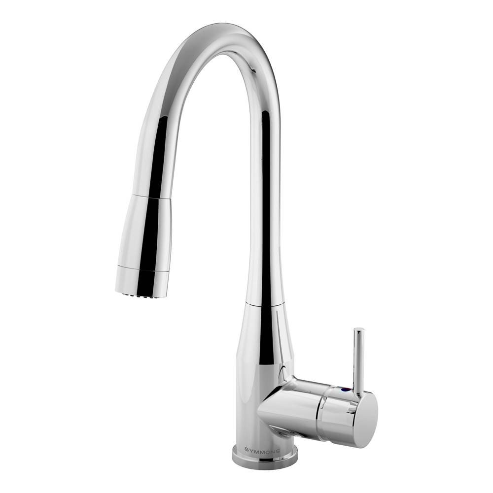 Symmons Sereno Single-Handle Pull-Down Sprayer Kitchen Faucet in Polished Chrome (1.0 GPM)